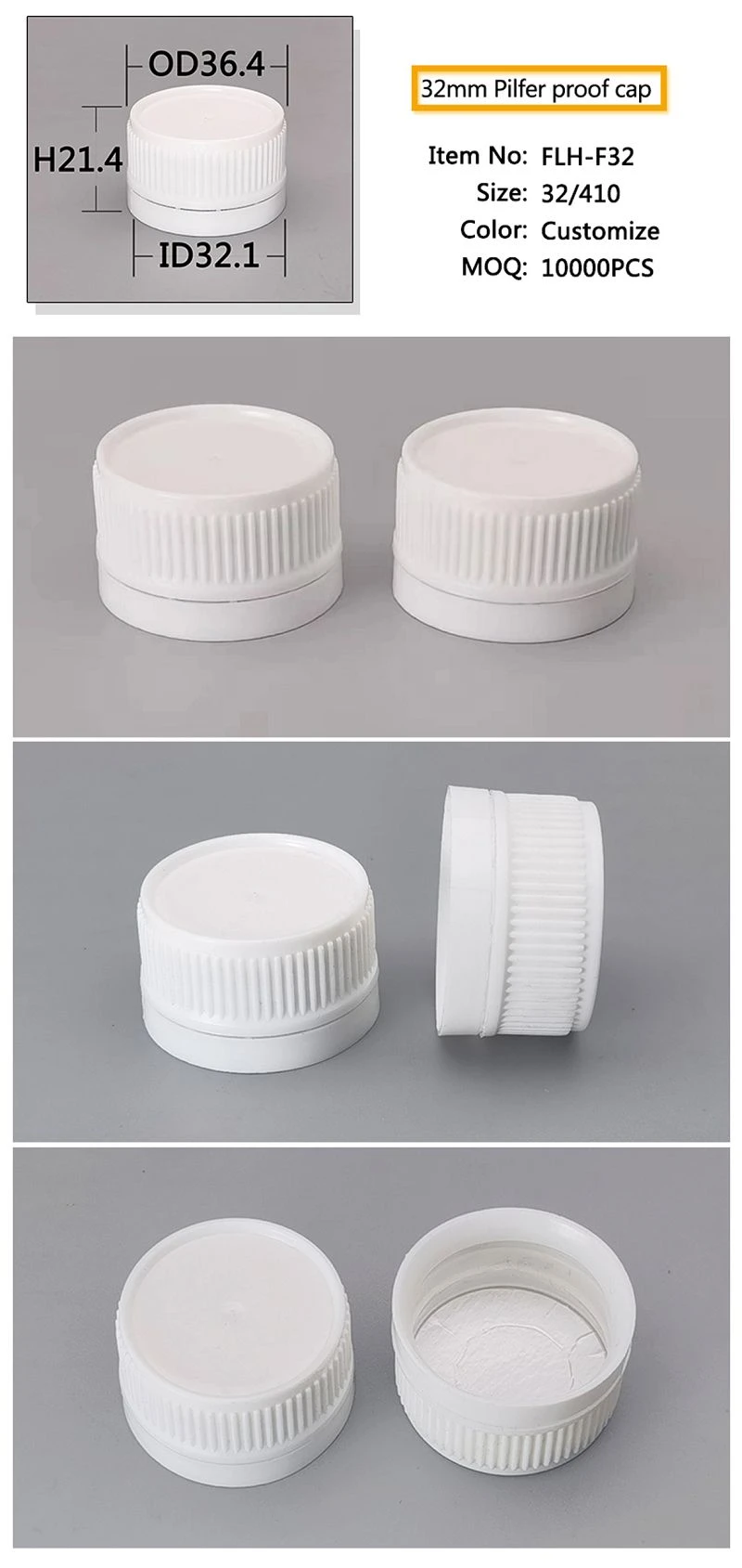 pilfer proof cap(001)