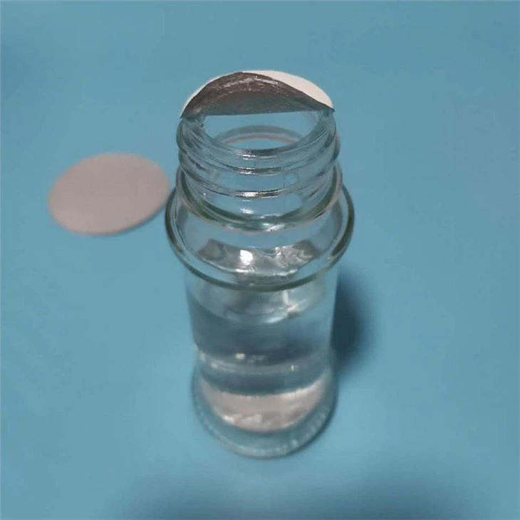 Custom logo printing aluminium foil lids seal one piece foil sealing liner for Glass jar(001)(001)